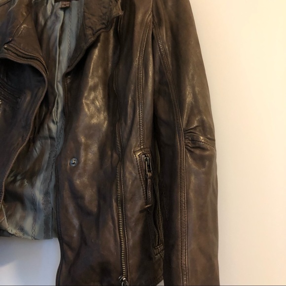 DANIER LEATHER MOTO JACKET - Picture 4 of 9